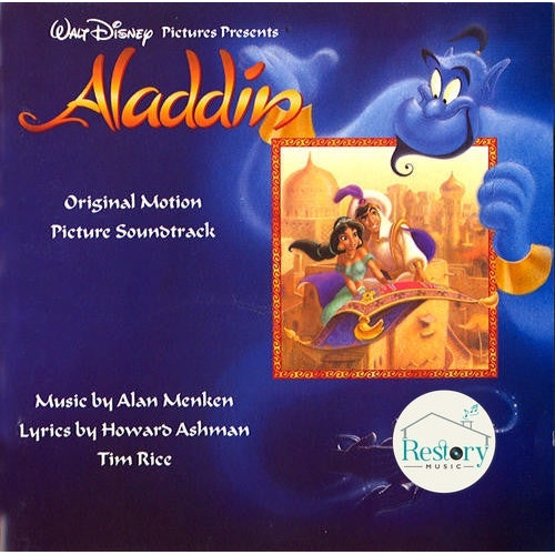 ซีดี Alan Menken, Howard Ashman, Tim Rice - Aladdin (Original Motion Picture Soundtrack) (CD) (VG+)