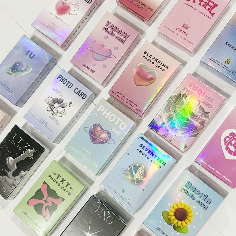 50 ชิ้น Ive Gibdle Aespa Seventeen Redvelvet Blackpink อัลบั้ม Lomo Card Kpop Photocard โปสการ์ด Series