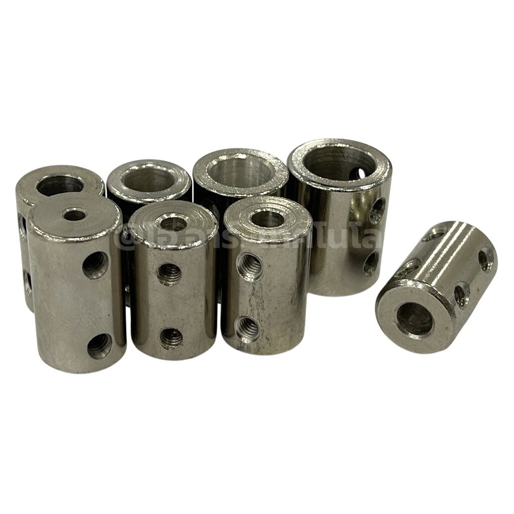 CP-M Ø3-12mm คัปปิ้ง ข้อต่อเพลา ต่อแกนมอเตอร์ Metal Coupling ข้อต่อแกนเหล็ก ข้อต่อแกนมอเตอร์ คัปปลิ้ง 3-3/4-4/5-5/6-6...