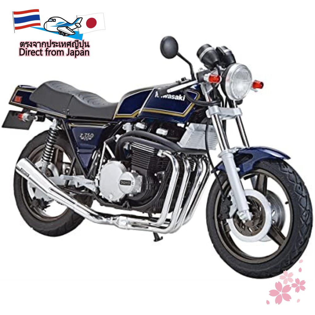 【สินค้าชิ้นนี้เป็นของแท้】Aoshima [พลาสติกโมเดล] รถจักรยานยนต์ 1/12 No.45  Kawasaki KZ750D Z750FX '79