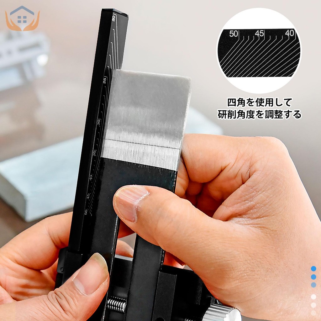 Honing Guide Jig ปรับ Honing Sharpening เครื่องมือคงที่ใบมีดมุม Sharpening Guide พร้อมไม้บรรทัดมุม S