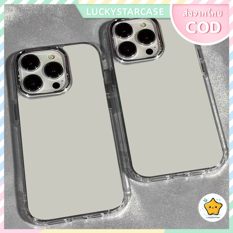 ส่งจากไทย เคสไอโฟน11 13 For iPhone 11 13 12 14 15 Pro Max XR X XS 7 8 Plus เคส ซิลิโคนนุ่มกันกระแทก Clear TPU Soft Case