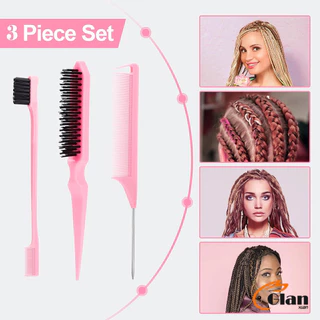 Glanxuan หวีแบ่งผม วัสดุพลาสติก คุณภาพสูง สําหรับจัดแต่งทรงผม Styling comb