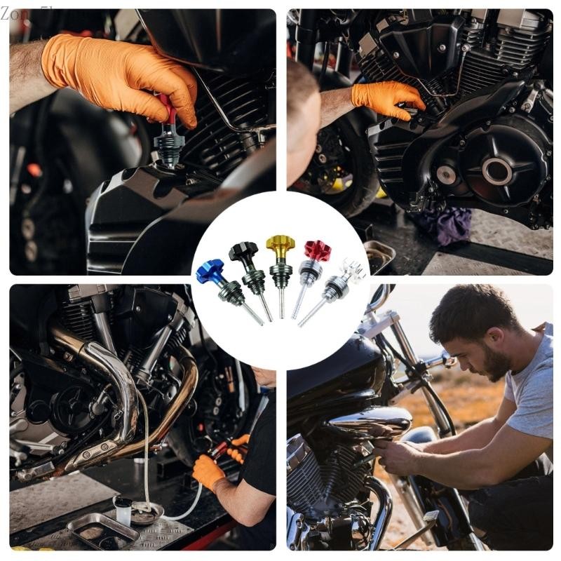 Zong Engine Crankcase Oil Gauge Dipstick Gauge Meter น้ํามัน Dipstick Caps Plug อุปกรณ์มอเตอร์ไซค์