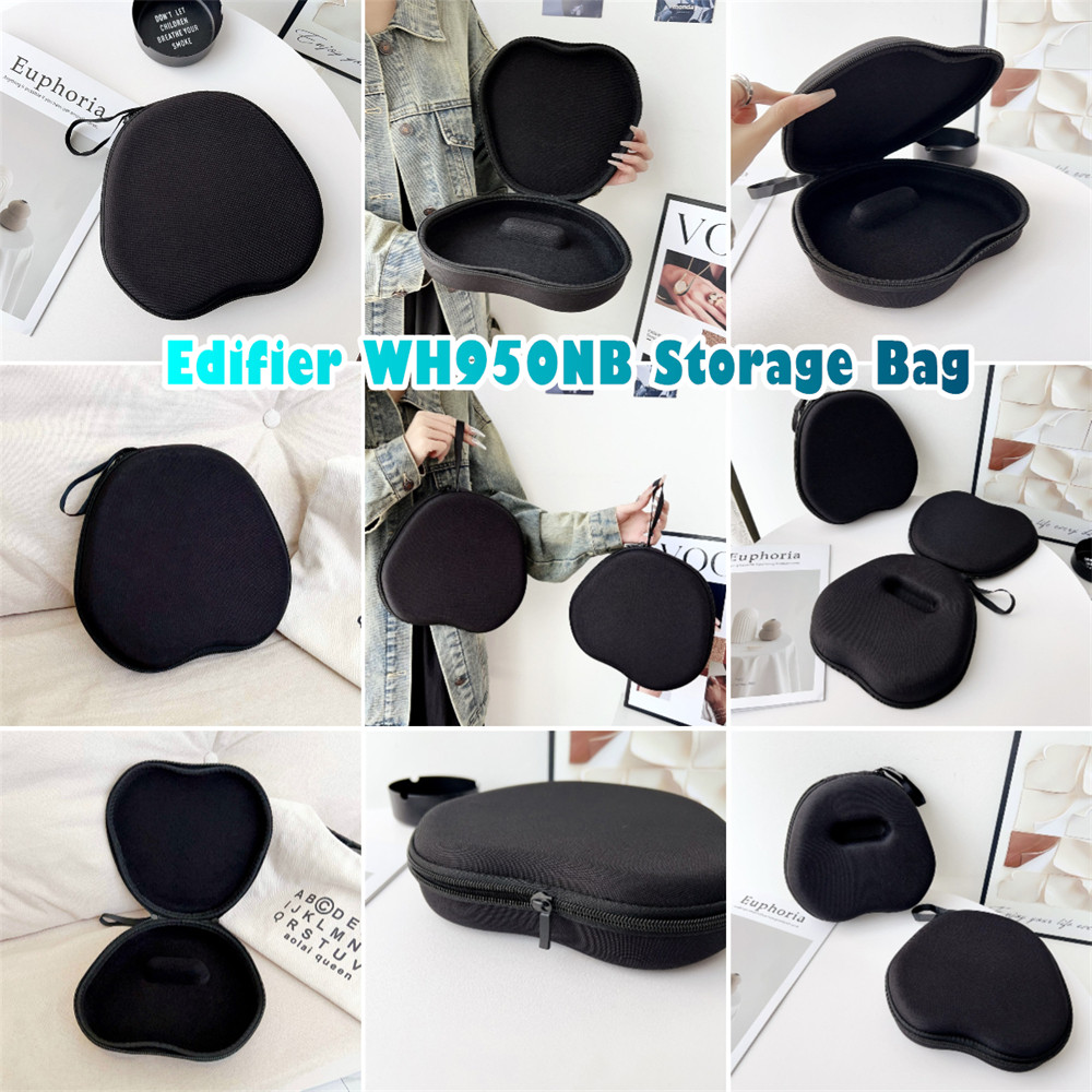 อนาคตดาวสําหรับ Edifier WH950NB หูฟังเคสแข็งอินเทรนด์ชุดหูฟังสีดําแผ่นรองหูฟังกล่องปลอก EVA