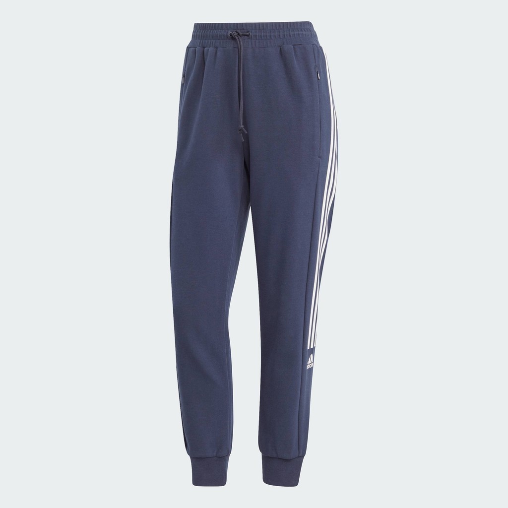 adidas เทรนนิง กางเกงขายาว AEROREADY Made for Training Cotton-Touch ผู้หญิง สีน้ำเงิน HN3868