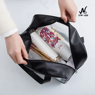 💟YW GO💟พร้อมส่ง💟 กระเป๋าเครื่องสําอาง กระเป๋าแต่งหน้าแบบใส กระเป๋ากันน้ำ มีซิป G3020