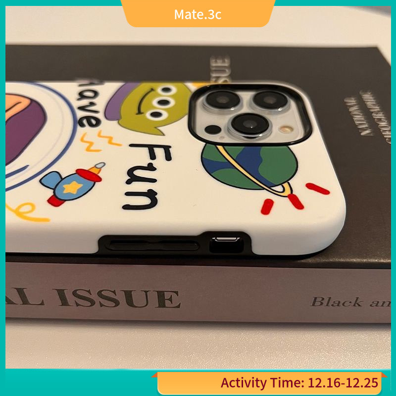 เคสโทรศัพท์มือถือ กันกระแทก ลายการ์ตูน Two-in-One สําหรับ iPhone13 15romax 13promax 12 Apple 14 Y6BI