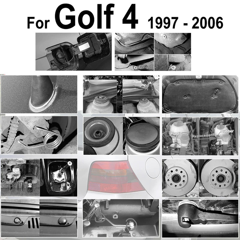 Brake Disc Screw Antenna Engine Hood Clip Buffer Rear Front Wiper Cap Spring For VW Golf MK4 1J 2006