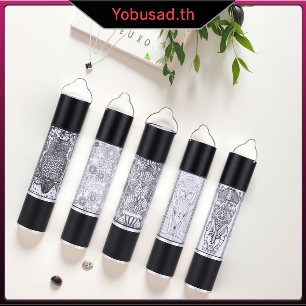 [Yobusad.th] สติ๊กเกอร์โคมไฟตั้งแคมป์ 5 ชิ้น สติ๊กเกอร์ไฟกันน้ํา สติ๊กเกอร์โคมไฟบรรยากาศ