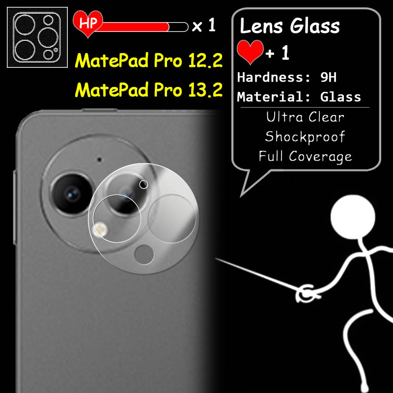 สําหรับ Huawei MatePad Pro 12.2 / 13.2 นิ้ว Ultra Clear Slim เลนส์กล้องด้านหลังคลุมทั้งหมด 9H กระจกนิรภัย Guard Protector ฟิล์มกันกระแทก