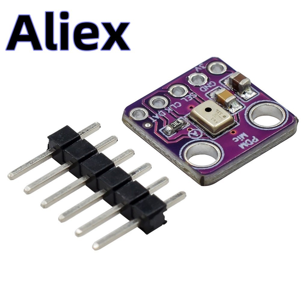 Mp34dt01 PDM โมดูลไมโครโฟน MEMS ดิจิตอล Simple Pulse Density Modulation เอาต์พุตไมโครโฟนรอบทิศทางขนาดเล็ก