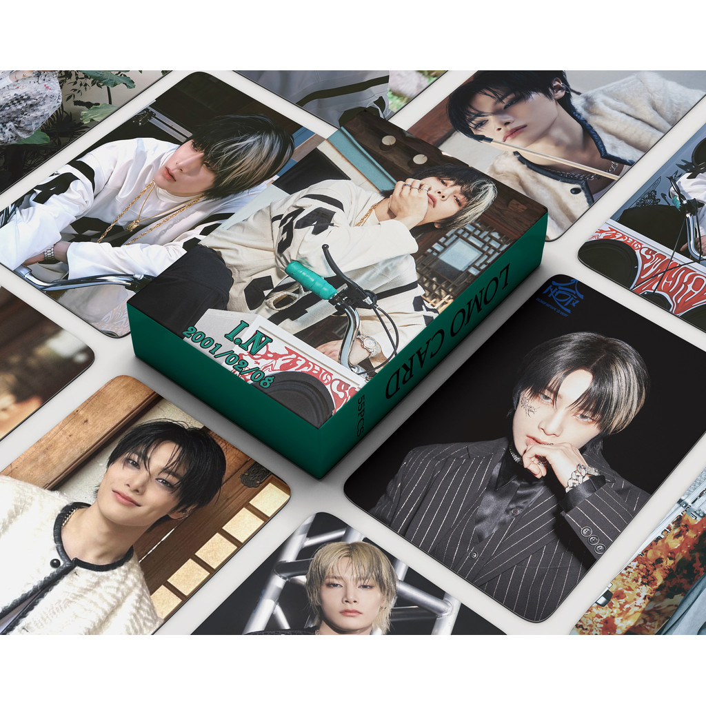 Kpop 55 ชิ้น/กล่อง Stray Kids YN SOLO Photocards 合 (HOP) การ์ดสะสมการ์ด KPOP LOMO