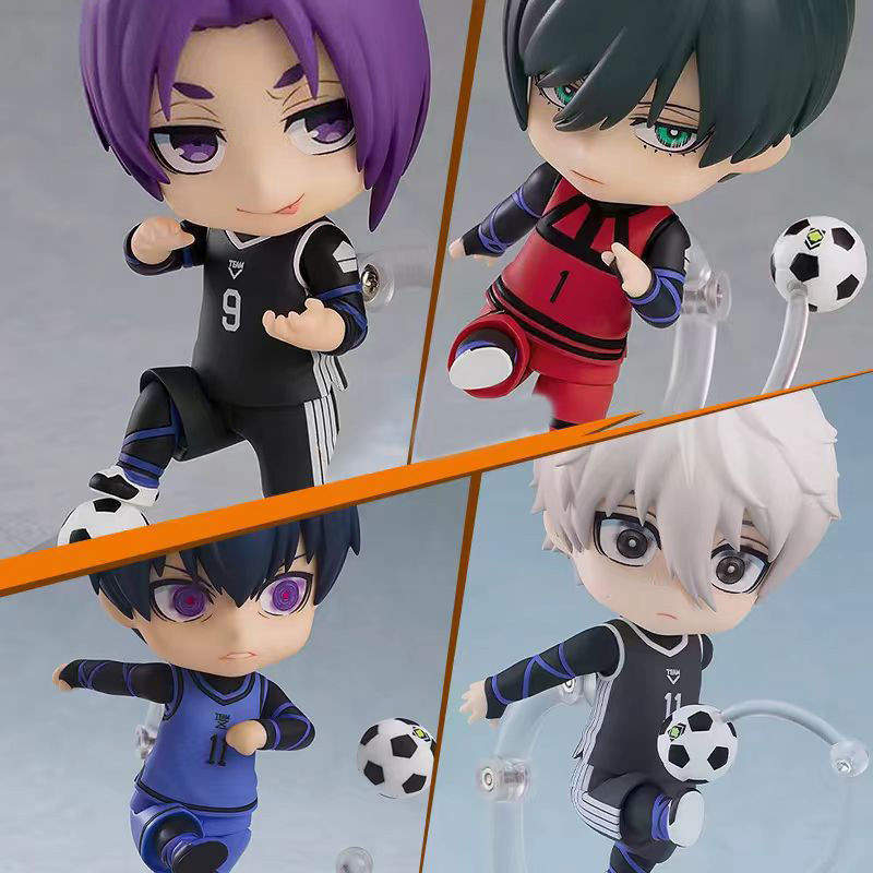 Blue Prison Blue Lock Nagi Seishiro Seiichi ฟิกเกอร์ Nendoroid เคลื่อนย้ายได้เปลี่ยนหน้ารุ่น Q ตุ๊กต