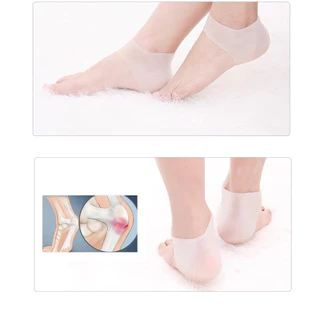 ซิลิโคนรองส้นเท้า ถนอมส้นเท้า แก้ปวดส้นเท้า ซิลิโคนถนอมส้นเท้า ส้นเท้าแตกของแท้ รองช้ำ แพ็คคู่ Silicone Heels Cover