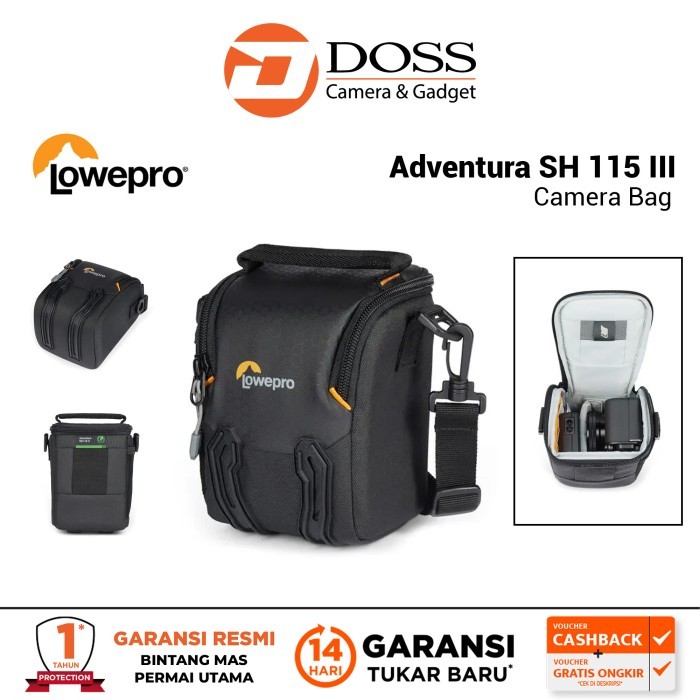 กระเป๋ากล้อง Lowepro Adventura SH 115 III Lowepro SH115 III