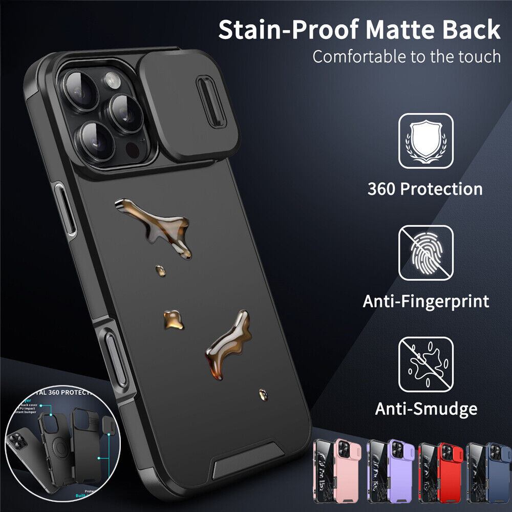 สําหรับ Xiaomi Redmi Note 13 Pro Plus POCO X6 4G 5G เคสกันกระแทกฝาครอบเลื่อนเลนส์