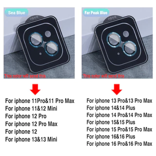 ฟิล์มกล้องหลัง For iPhone 17promax 13 11 15 12 14 16ProMax Plus 13 Mini ฟิล์มเลนส์กล้อง ฟิล์มกระจก กระจกกล้อง ฟิล์มกล้อง