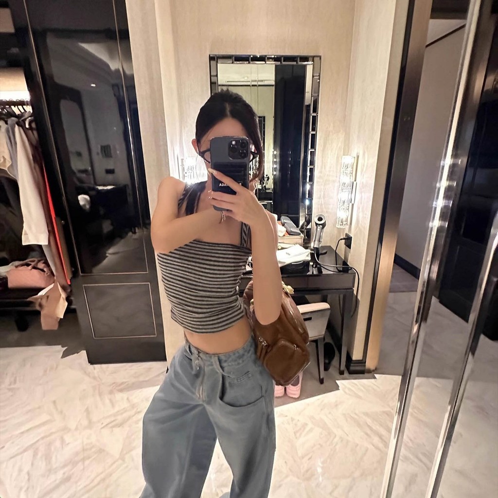 ผู้หญิงฤดูร้อนที่ไม่ซ้ํากันเผ็ดลายเสื้อกั๊กสลิมฟิตเสื้อแขนกุด - รูปที่ 5