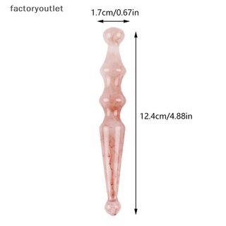 FLTH เรซิ่น Double-Headed Point ปากกา Facial Acupressure Stick Eye และ Face เครื่องมือนวดสําหรับ Skin Care และความงามคู่มือ Vary