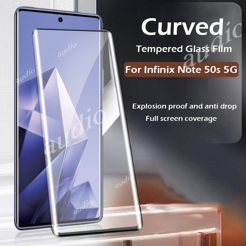 Infinix Note 50S 5G 3D ร้อนดัดหน้าจอด้านหน้าสําหรับ Infinix Note 50S Note50s 5G 2025 ฟิล์มกระจกนิรภั