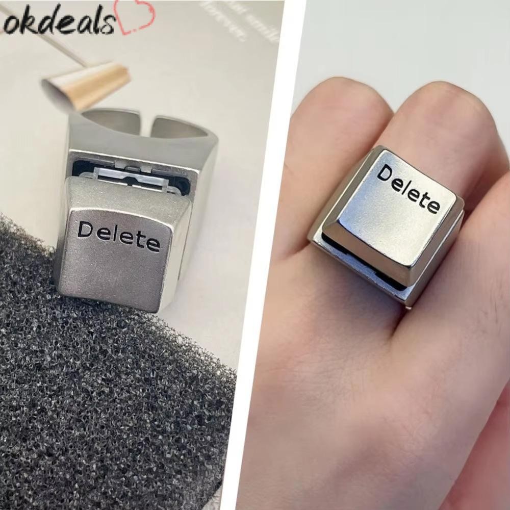 OKDEALS เปิดแหวน,ปรับโลหะ Anything แหวน, การบีบอัดที่ไม่ซ้ํากัน Vent คีย์บอร์ดแกนทดสอบแหวน