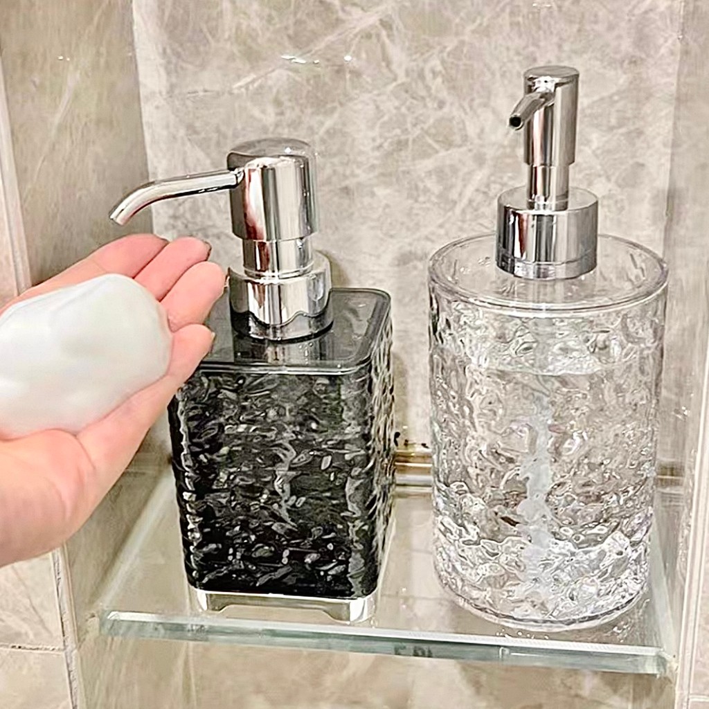 PET ขวดปั้มพลาสติกสีใส ขวด ขวดปั้ม แบบหนา แข็งอย่างดี สําหรับใส่แชมพู โลชั่น 450 ML KKHOME - รูปที่ 7