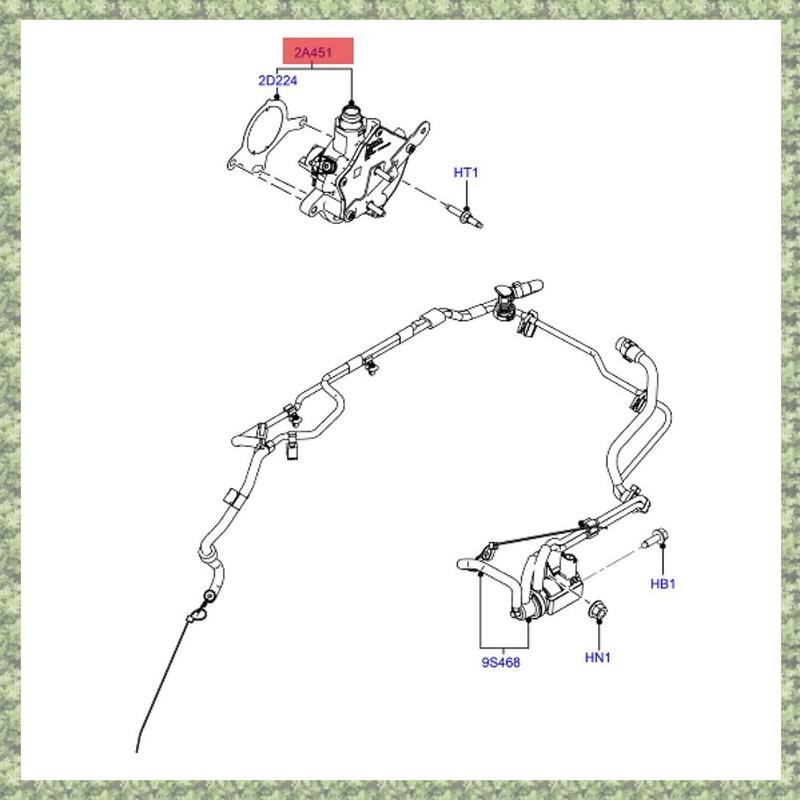 (KT) CM5G-2A451-GB CM5G2A451GA สําหรับ Fiesta Mk7 2012-2020 1.0T Eco Boost เบรคปั๊มสูญญากาศวาล์ว CM5