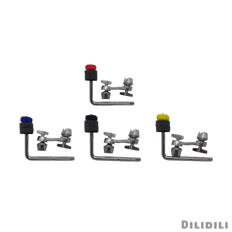 [Dilidili] กลองชุดติดตั้ง Clamp Cymbal Arm ได้อย่างง่ายดายเสถียรภาพเครื่องเพอร์คัชชันอุปกรณ์เสริม L Rod ปรับ Clamp สําหรับศิลปิน Drummers