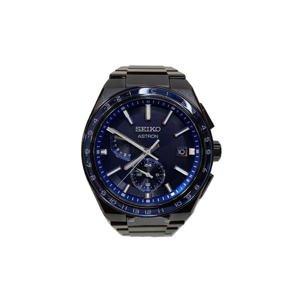 Seiko(K) Seiko Mens Watch Solar Analog Titanium Blk 8B63-0Bb0 ส่งตรงจากญี่ปุ่น มือสอง
