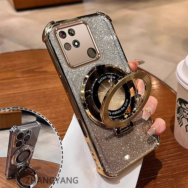 สําหรับ redmi 10C Clear Case หนาฝาครอบชุบซิลิโคน ShockProof เคสโทรศัพท์ CCCCA10 ราคา ถูกที่สุด ดีลบีเคเค แกลเลอรีภาพที่ 2