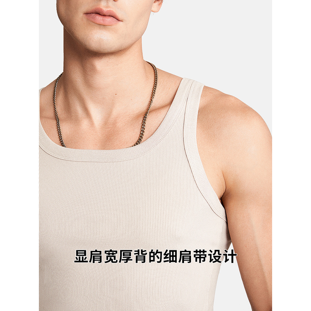 TOMATOPAPA เสื้อยืดนวมสูงแขนสั้น จากผ้าฝ้าย อ่อนโยนต่อผิว ทรงSlim-fit สำหรับกีฬาฟิตเนสและการวิ่งของผู้ชาย - รูปที่ 3