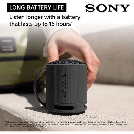 สำหรับ Sony SRS-XB100 ลำโพงบลูทูธไร้สายแบบพกพา น้ำหนักเบา ขนาดกะทัดรัดพิเศษ สำหรับการเดินทาง SRSXB100 ทนทานเป็นพิเศษ กันน้ำ IP67