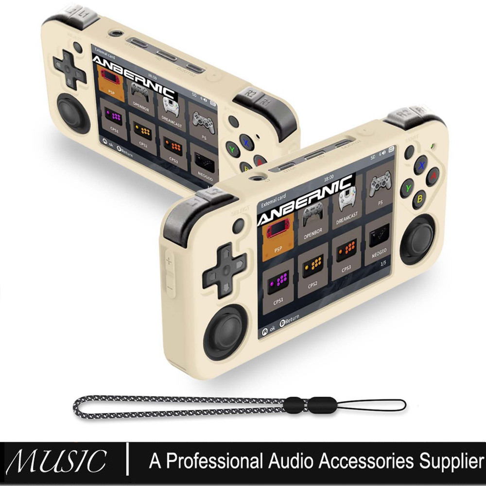 สําหรับ Anbernic RG35xx H เคสซิลิโคน,ผิวนุ่มสําหรับ RG35XXH ป้องกัน, ป้องกันรอยขีดข่วนล้างทําความสะอ