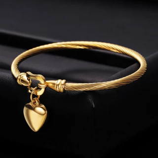 ❤️[2026 Hot Sale] สร้อยข้อมือหัวเข็มขัดเกือกม้าหัวใจรักเหล็กไทเทเนียม | ดีไซน์ด้ายนิช | แฟชั่นของขวัญสร้อยข้อมือสุภาพสตรีทุกการแข่งขัน #GelangTitaniumSteelHati #RekaBentukNicheTrendy #HadiahWanitaElegan