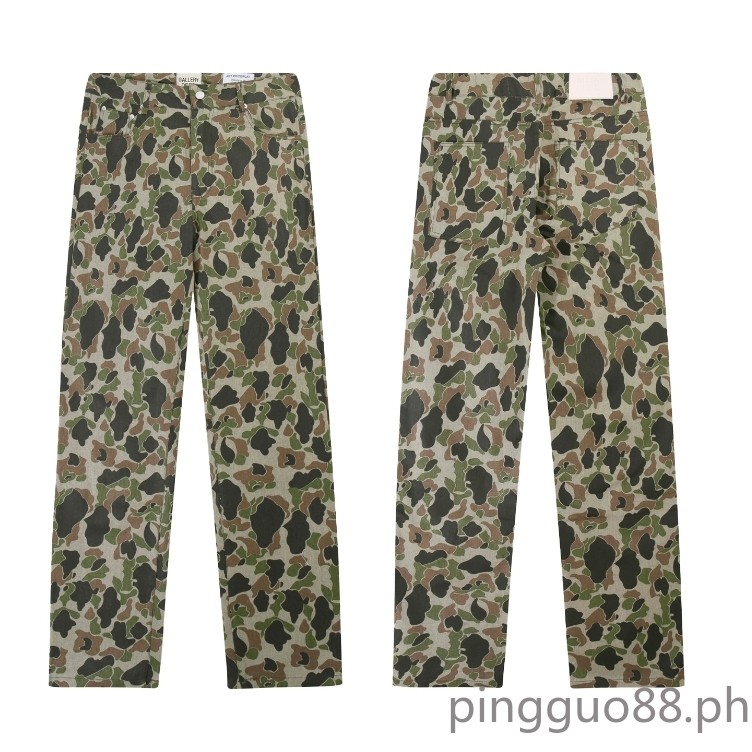 Gallery Dept กางเกงลายพรางล้างสไตล์ใหม่กางเกงลําลอง