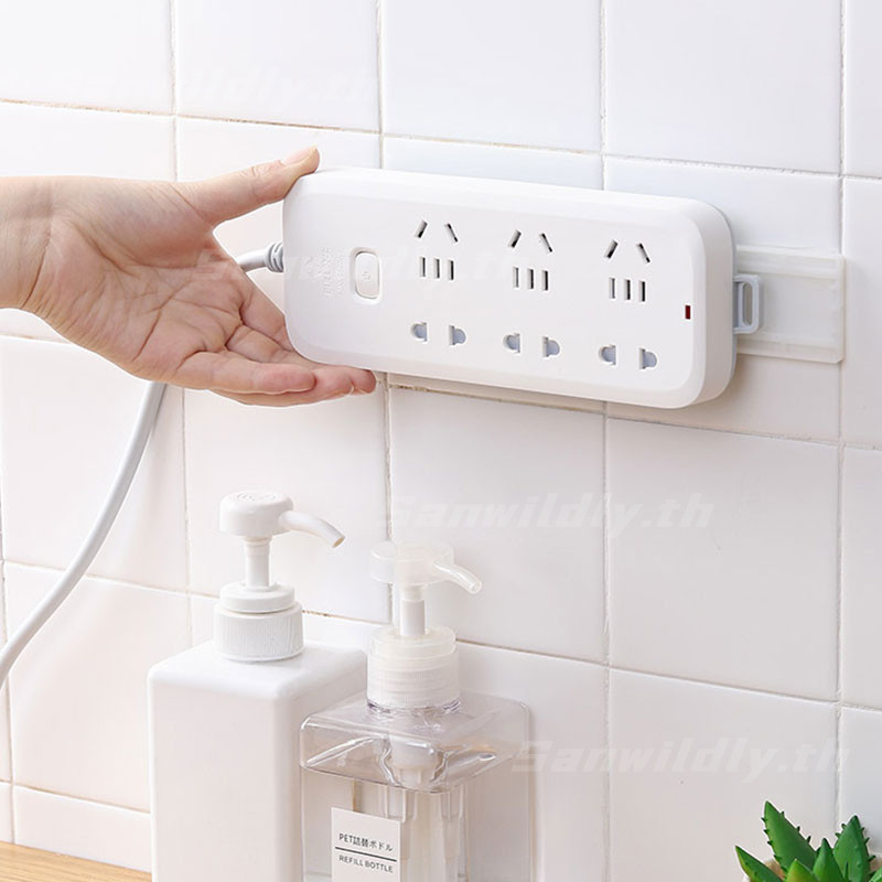 💕SW💕 แผงแพทช์ติดผนังแบบเจาะรูฟรี Socket Fixer ถูกสุดๆ