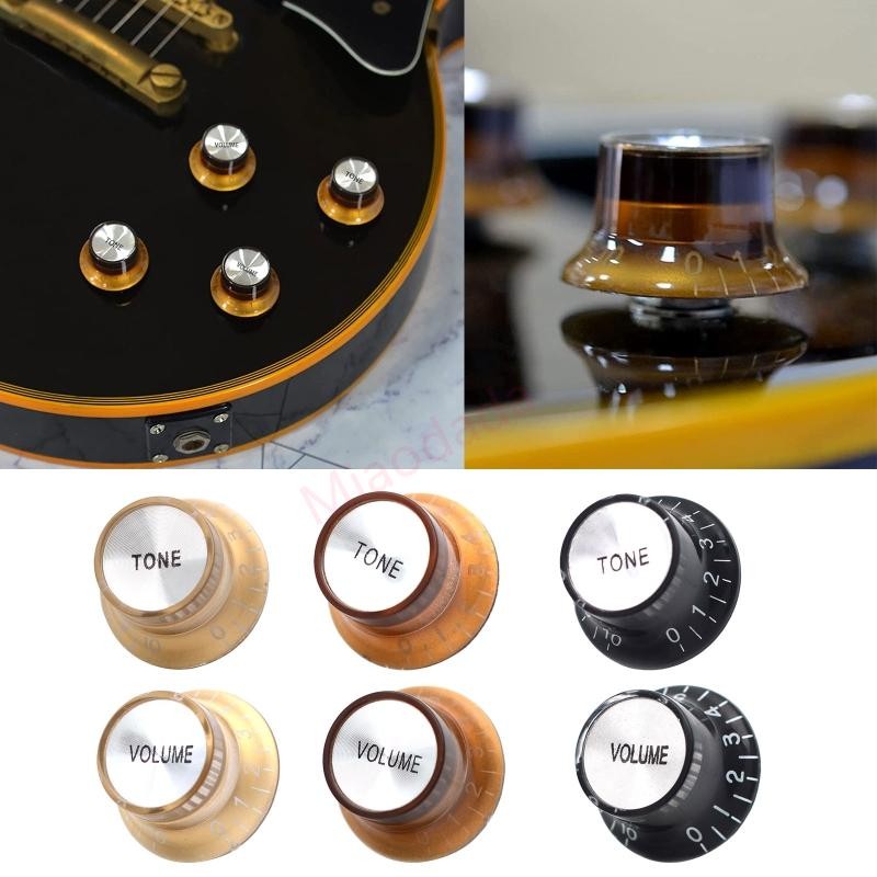 ความเร็วกีตาร์ไฟฟ้า MDD Volume Tone ​​ปุ่มควบคุมลูกบิด Potentiometer สําหรับ LP SG