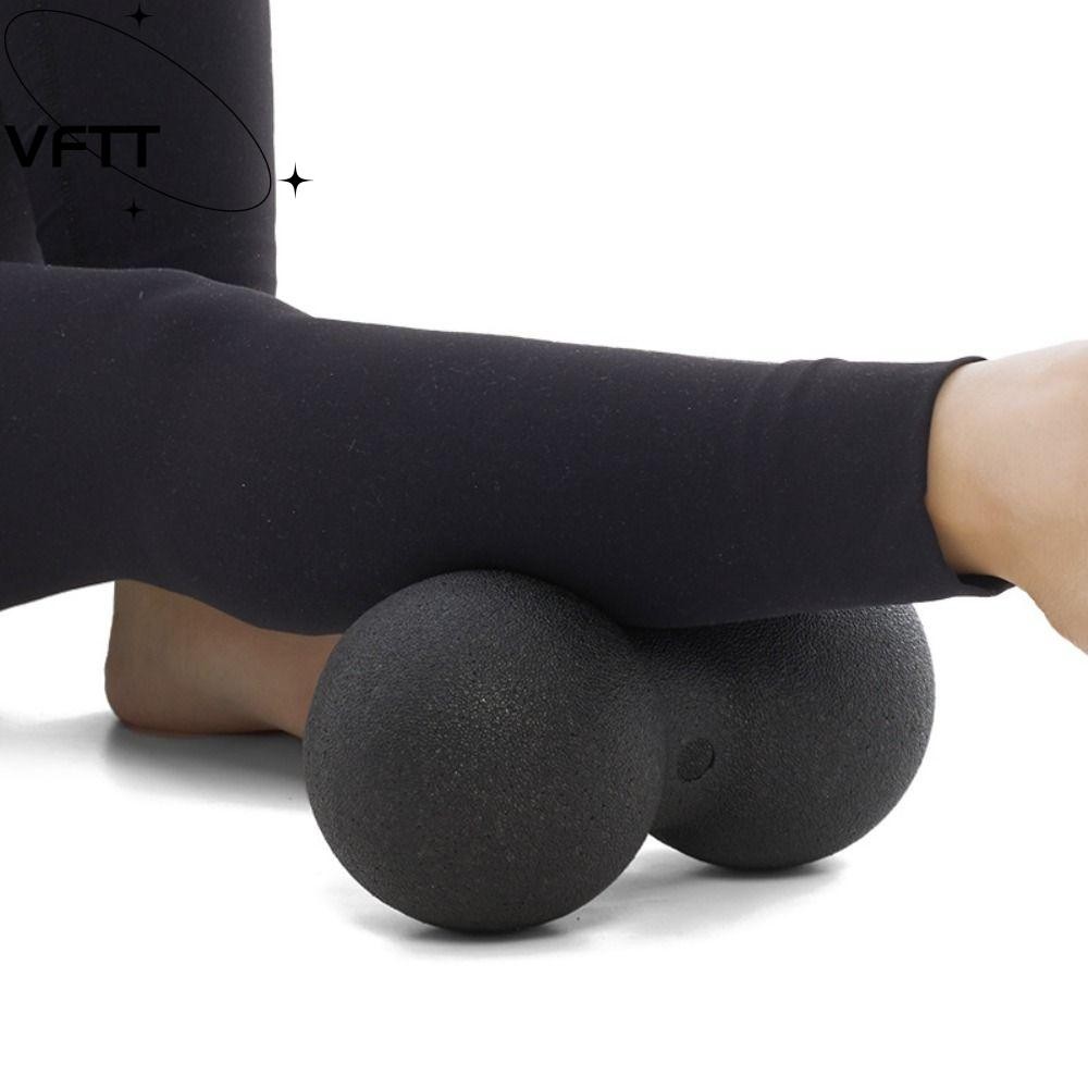 VFTT ลูกบอลนวดถั่วลิสง, ลูกบอลเคลื่อนที่จุดทริกเกอร์ลาครอสคู่, ผ่อนคลายกายภาพบําบัดนวดเนื้อเยื่อลึกบรรเทาอาการปวดลูกไมโลฟาสเซียฟิตเนส
