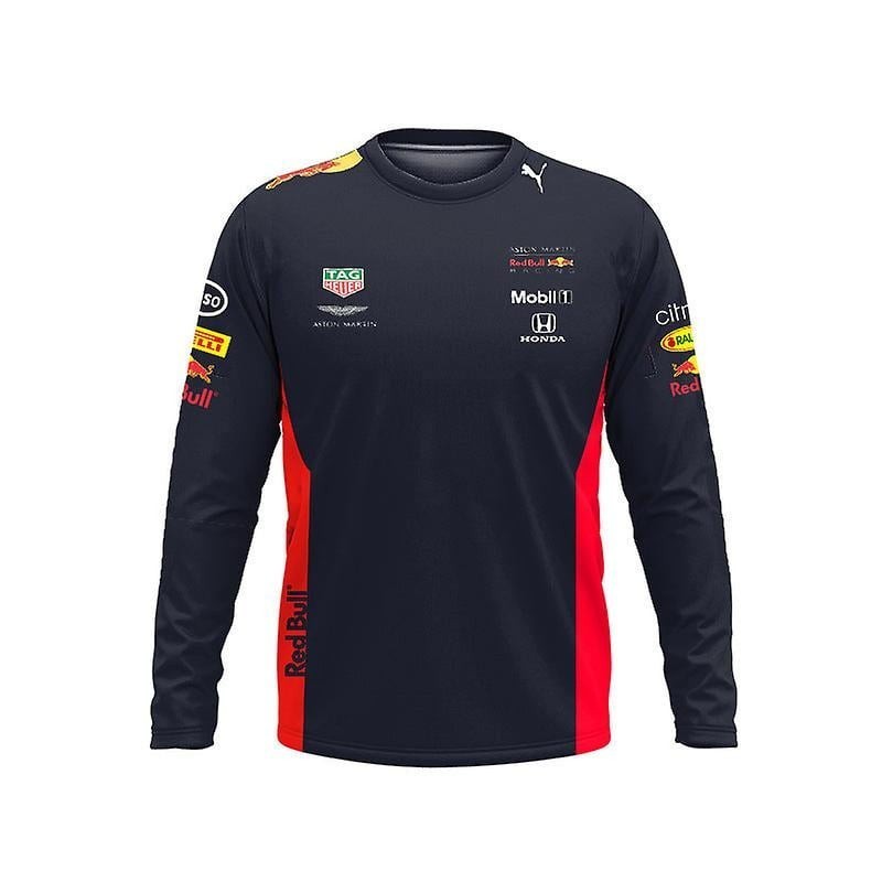 RED BULL Red Bull เสื้อยืดวิ่งเสื้อแขนยาวเสื้อเชิ้ตผู้ชาย