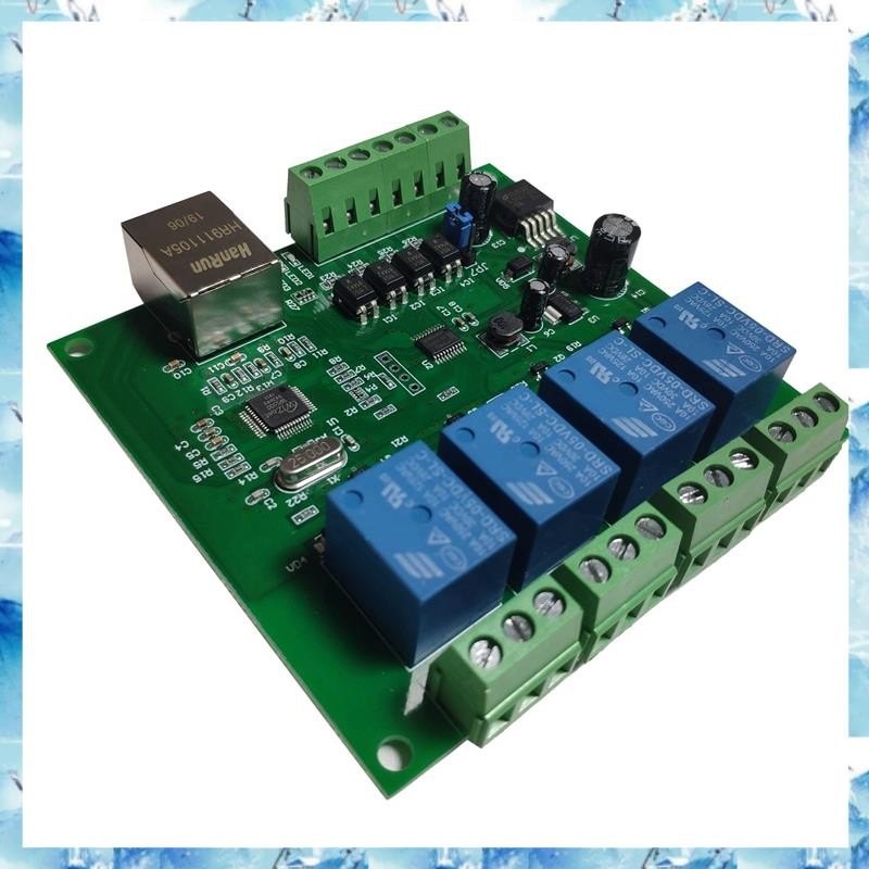 [ ] Lan Ethernet RJ45 /IP WEB บอร์ดควบคุมระยะไกลพร้อมรีเลย์ 4 ช่อง UDP W5500 ตัวควบคุมเครือข่าย