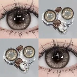 （COD) -100~-400 🍬คอนแทคเลนส์สี🍬 คอนแทคเลนส์ครึ่งปี คอนแทคเลนส์ สายตาสั้น 14.0mm/14.5mm YXYJ-996