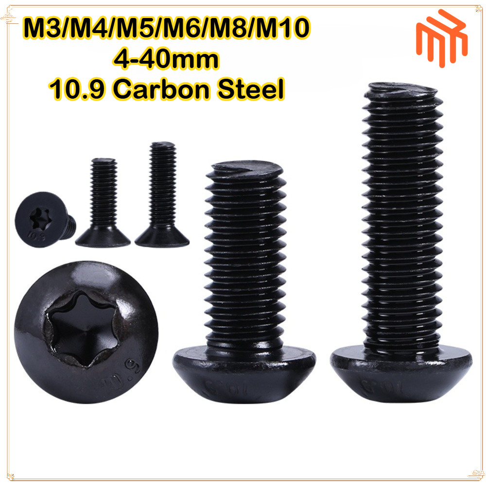 [MX1]น็อต สกรู หัวกลม P ช่องขัน ดาว ท็อกซ์ เกลียวมิล M3 M4 M5 M6 M8 M10 / Pan Head Torx Machine / น็อต สกรู หัวเตเปอร์ F ช่องขัน ดาว ท็อกซ์ เกลียวมิล M3 M4 M5 M6 M8 M10 / Flat Head Torx