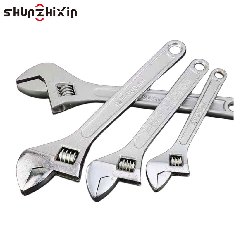 SZX ประแจเลื่อนปากกว้าง 6 "8 "10"12" ประแจขันใต้อ่าง กุญแจเลื่อน ประแจจับท่อ ด้ามสั้น ประแจอเนกประสงค์ ปะแจเลื่อน