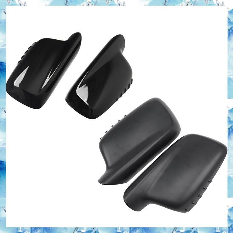 [ ] 1 คู่กระจกมองหลังรถยนต์ครอบคลุม Trim Caps สําหรับ E65 E66 E67 E46 Coupe E46  51167074236 5116707