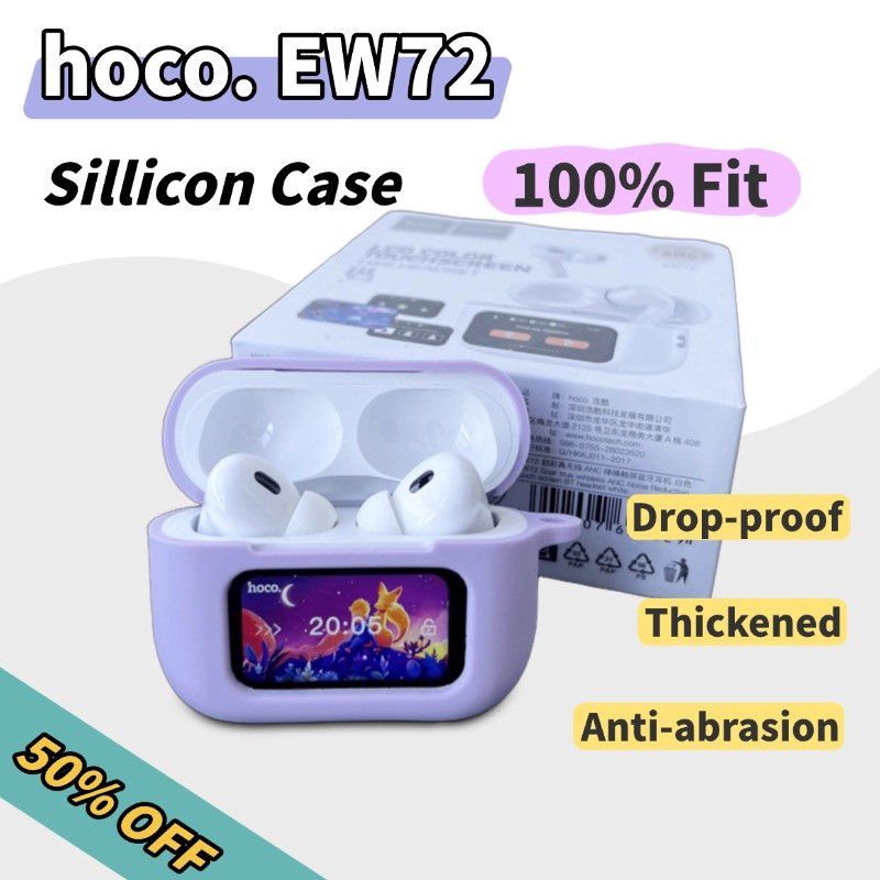 Sillicon หูฟังสําหรับ hoco EW72 A9 Pro TPU ฝาครอบป้องกัน Anti-brasion Drop-proof ชุดหูฟัง Shell พร้อ