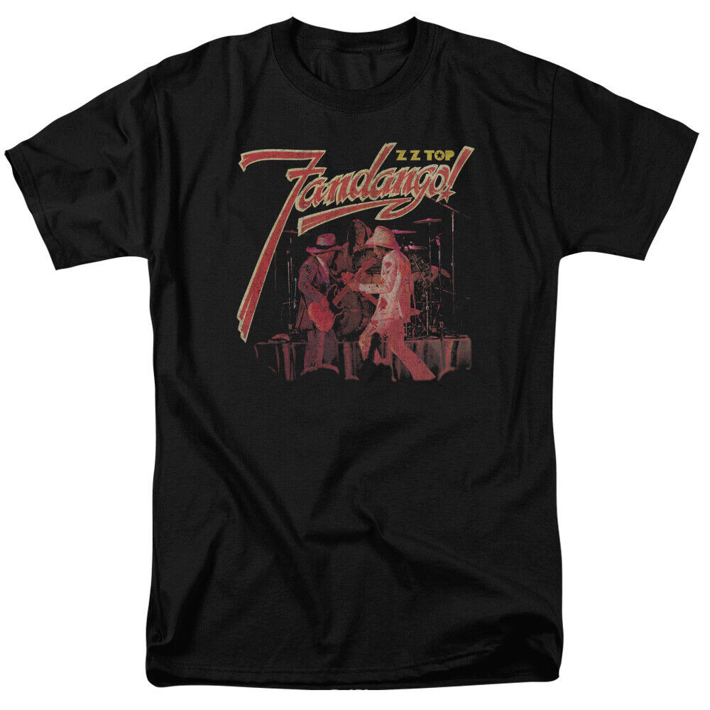 Zz Top Top N Roll Band Music Merch Tee