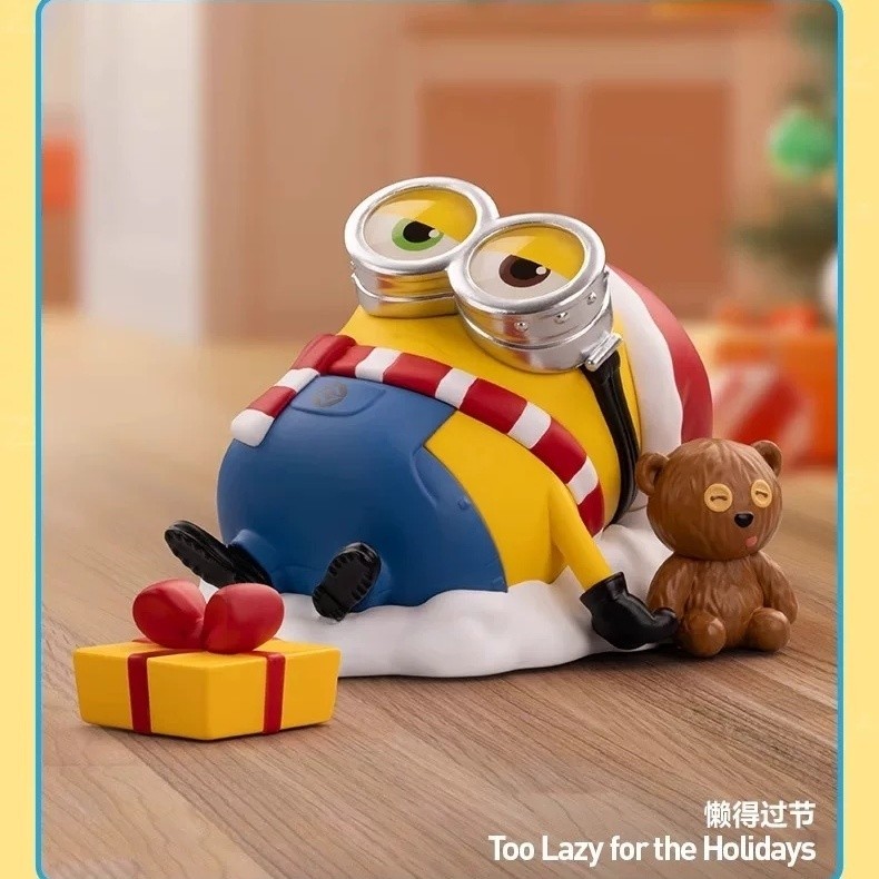 Little Yellow Man Lazy Daily Series ตุ๊กตาตัวเลขอินเทรนด์เล่นของขวัญวันเกิดเครื่องประดับของเล่น