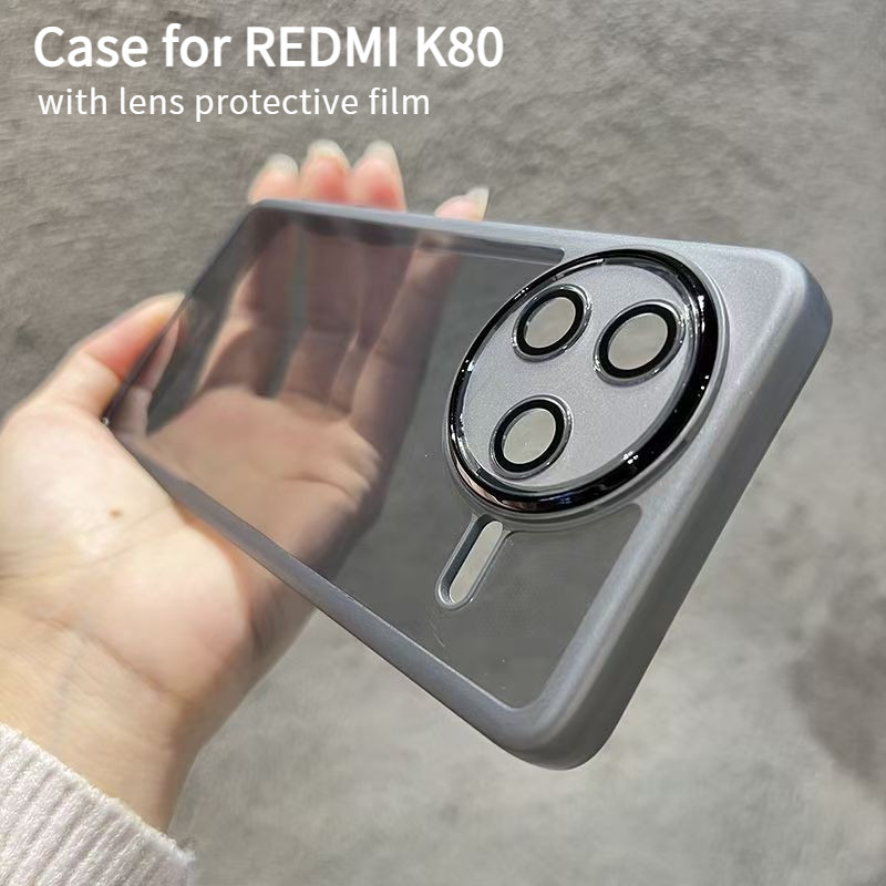 การป้องกันเลนส์case สําหรับ REDMI K80 REDMI K80 PRO Casing shockpoof เคสป้องกันเลนส์โปร่งใสคลุมทั้งห