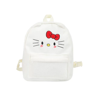 กระเป๋าเป้สะพายหลังตุ๊กตาสาวญี่ปุ่นสไตล์ใหม่น่ารัก Kuromi นักเรียนขนาดใหญ่ความจุกระเป๋านักเรียนการ์ตูน Sanrio Kapibara